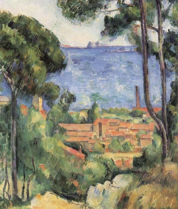 Paul Cezanne Vue sur I Estaque et le chateau d'lf